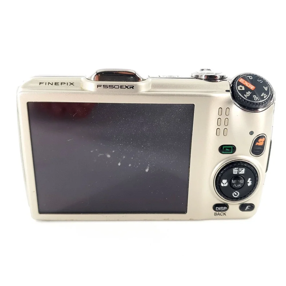Fujifilm FinePix F550EXR 16MP Digital Camera No Charger Tested Works ***READ***